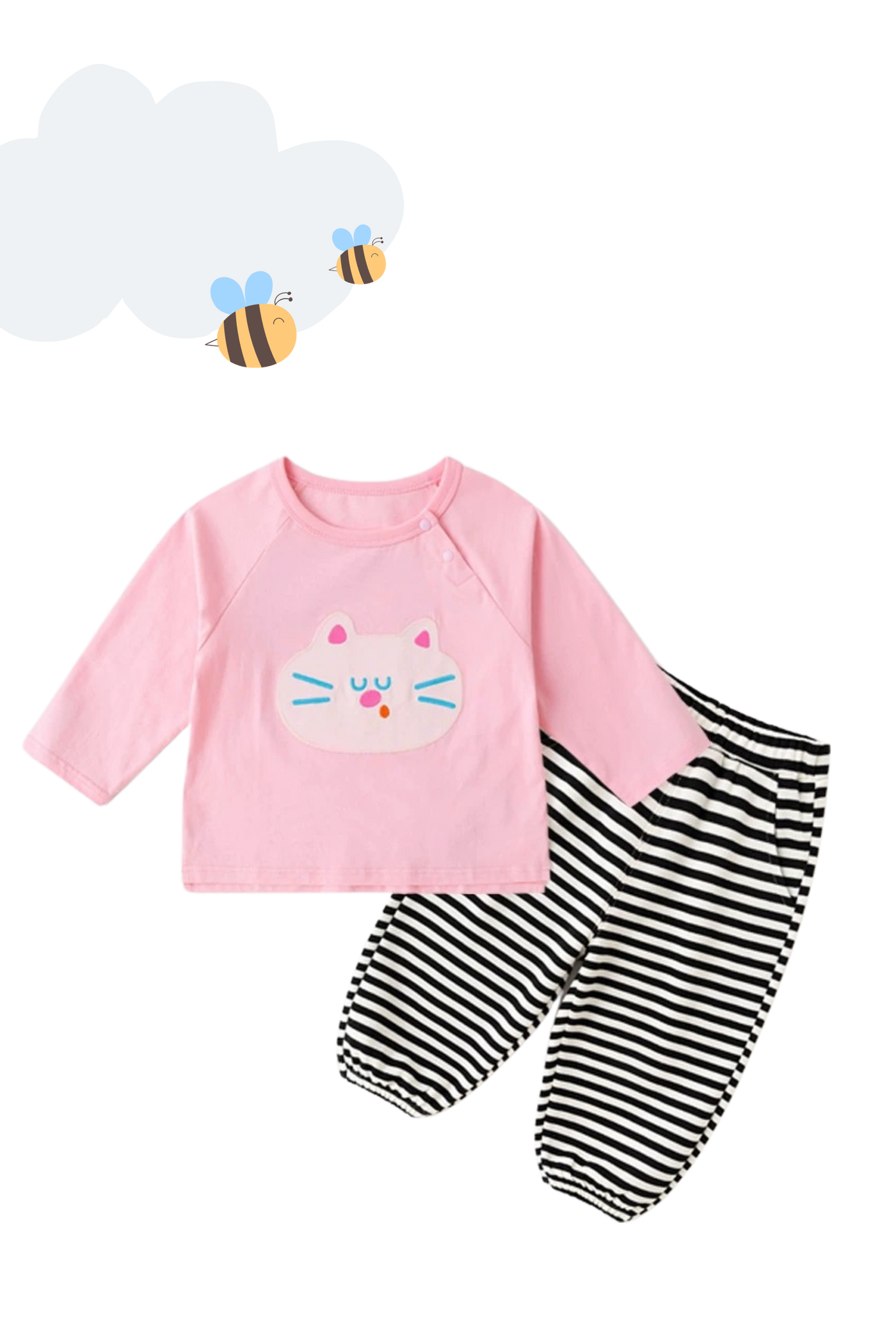 Spring Sweater Kids Set Kitty