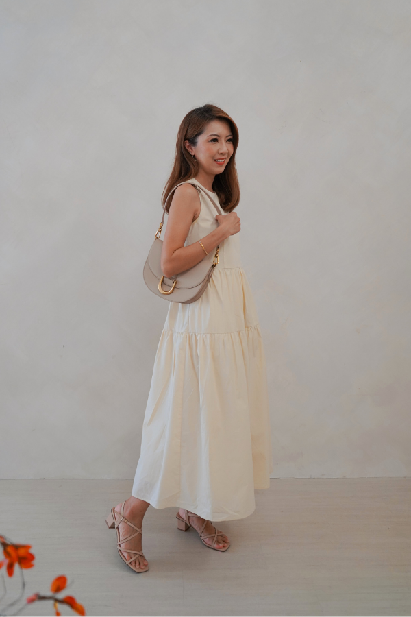 Kinship Maxi Tiered Dress - Cream