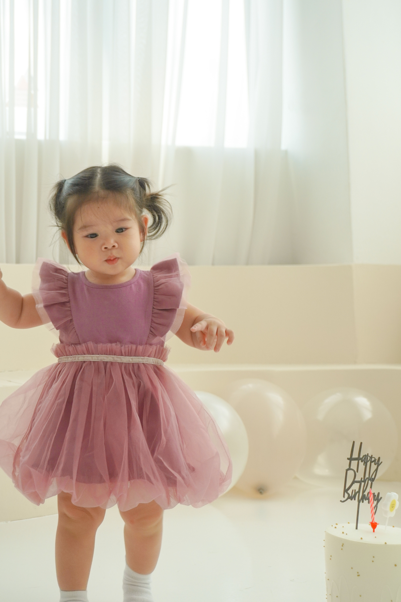 Baby Fairy Tulle Dress in Violet