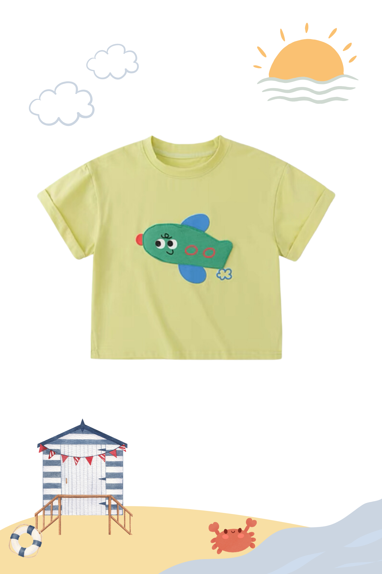 Summer Tee Shirt Plane