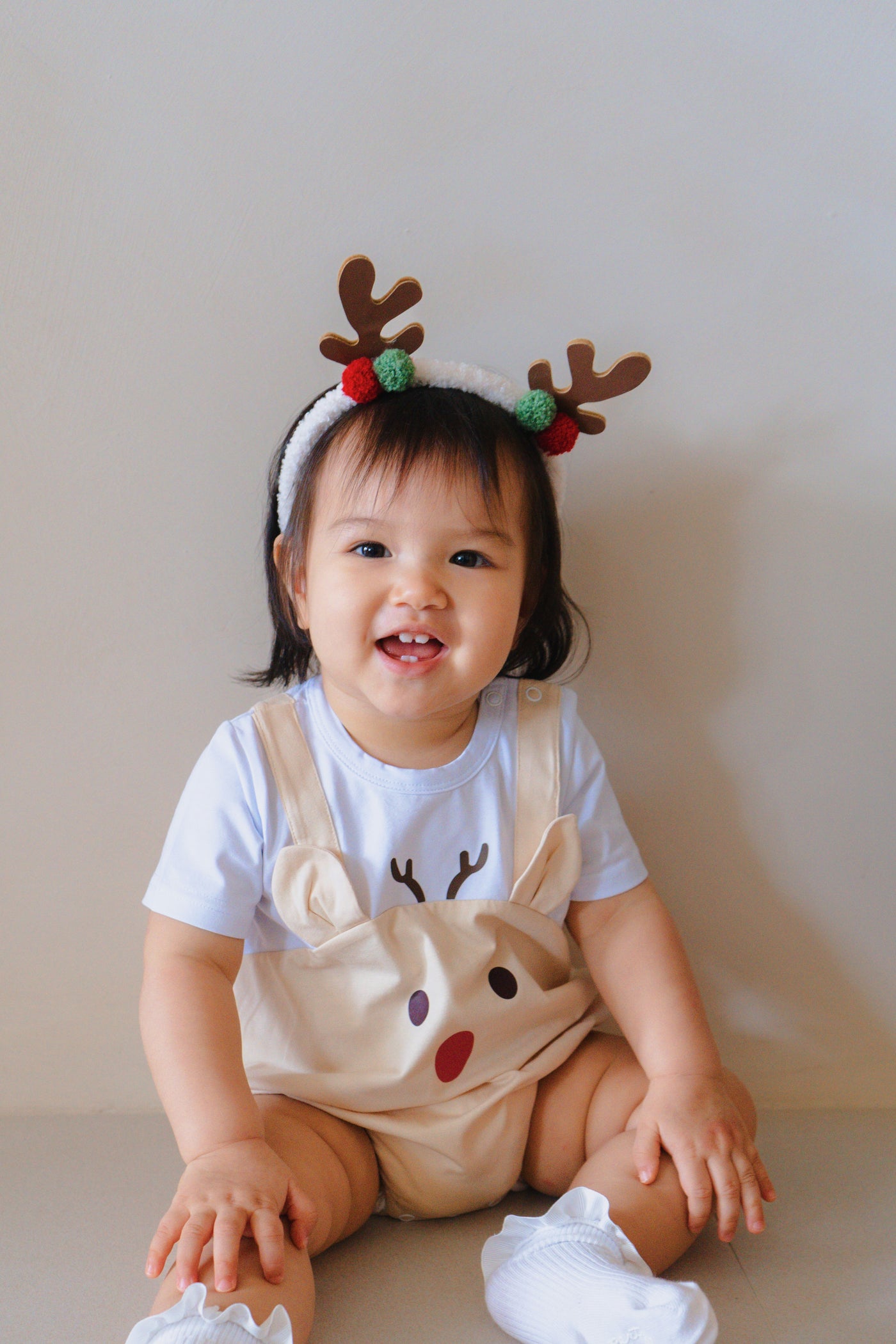 Tinsel & Tots Christmas Playsuit Reindeer