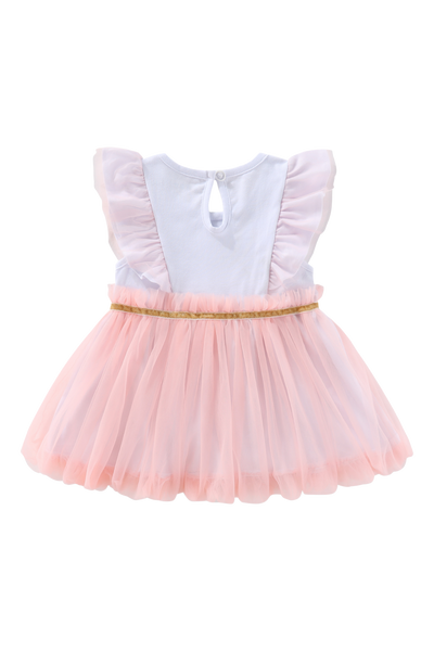 Baby Fairy Tulle Dress in Blush Pink