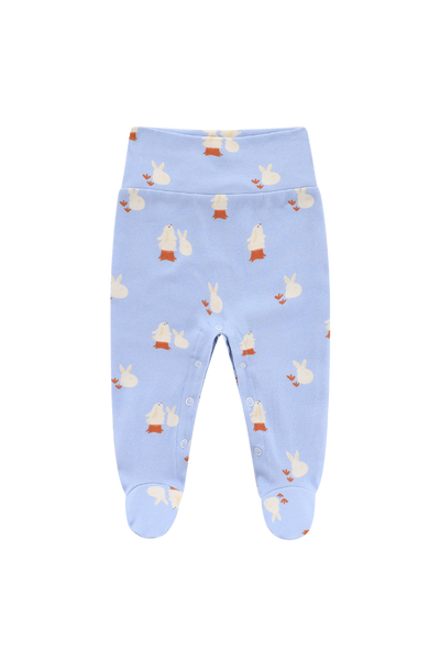 Organic Baby Firsts 8 Piece Bunny Set Cozy Blue