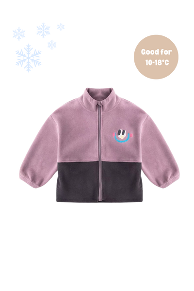 Autumn Double Fleece Jacket Lilac