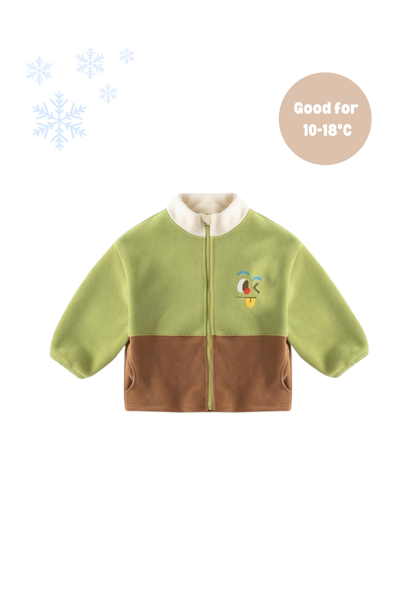 Autumn Double Fleece Jacket Pistachio