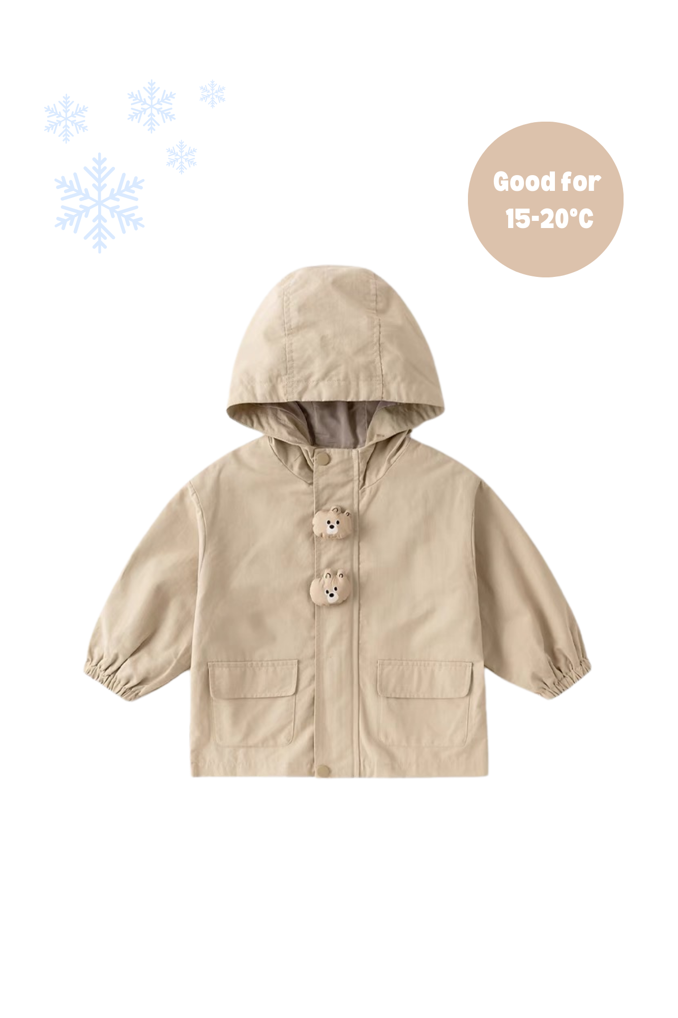 Autumn Hooded Parka Sand