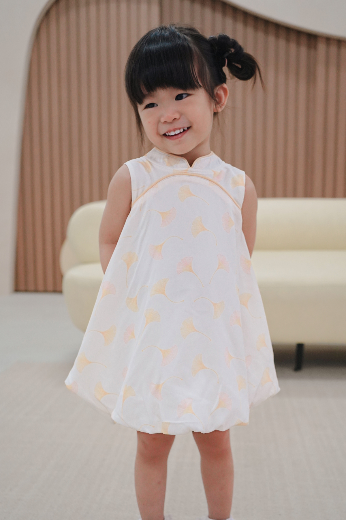 Dawn Petals Girl Bubble Dress