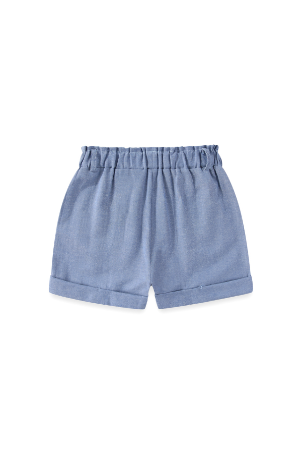 Relaxed Essential Shorts Denim Blue