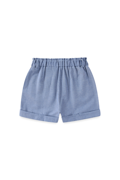 Relaxed Essential Shorts Denim Blue