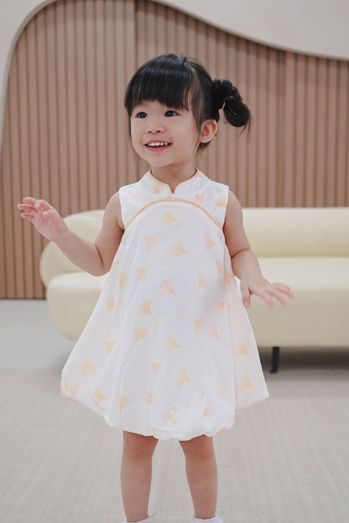 Dawn Petals Girl Bubble Dress