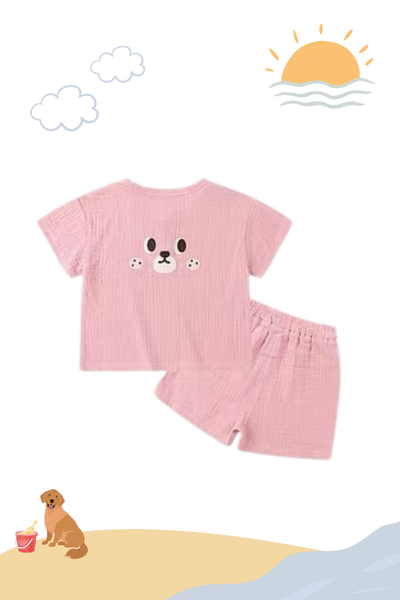 Summer Play Together Set Pink Bear