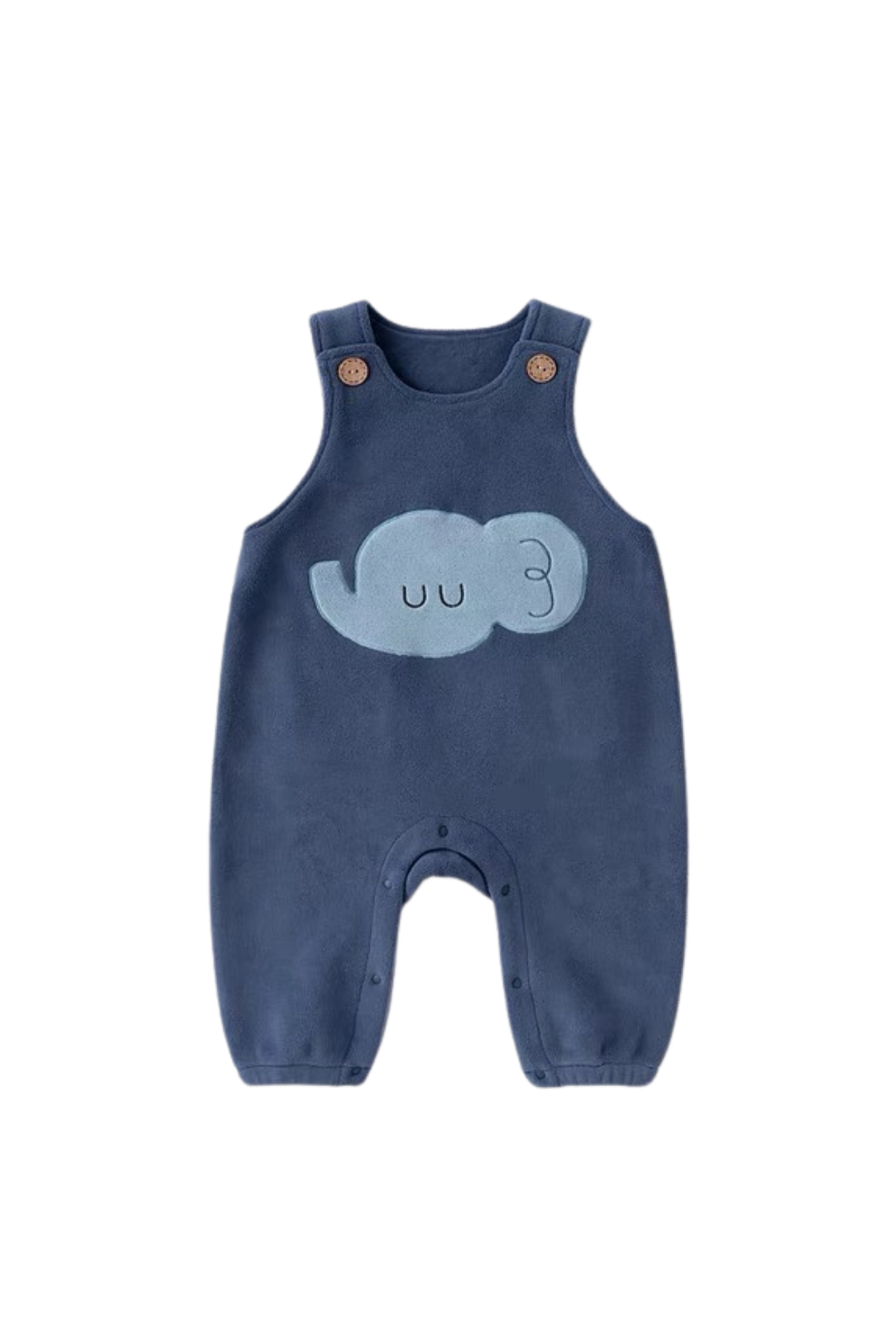 Casual Fleece Jumpsuit Elephant