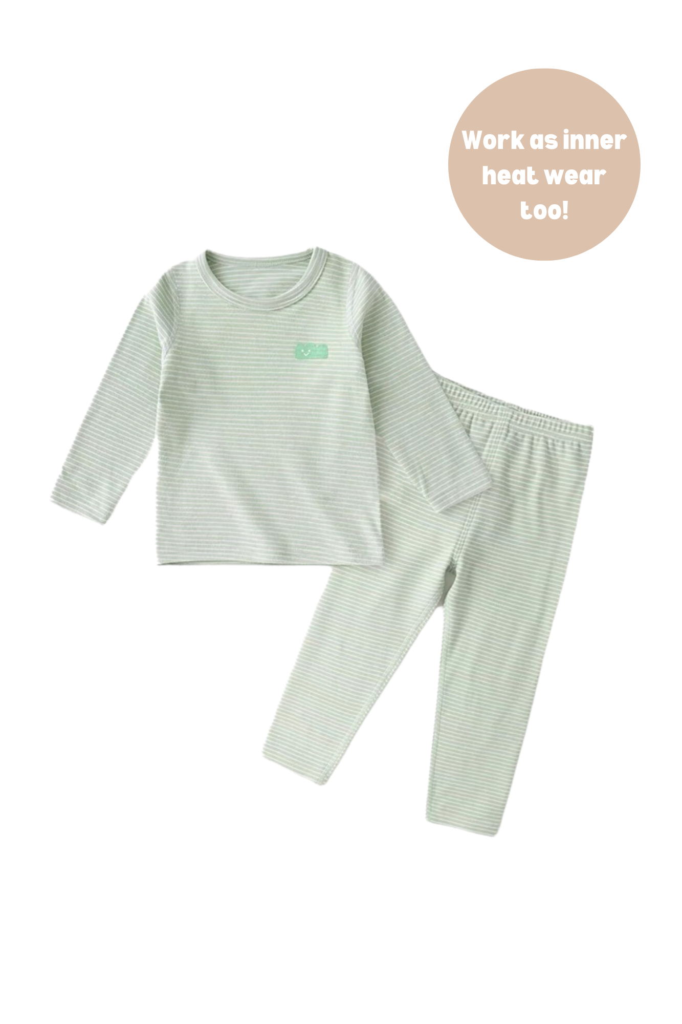 Organic Cotton Kids Pajamas Sage