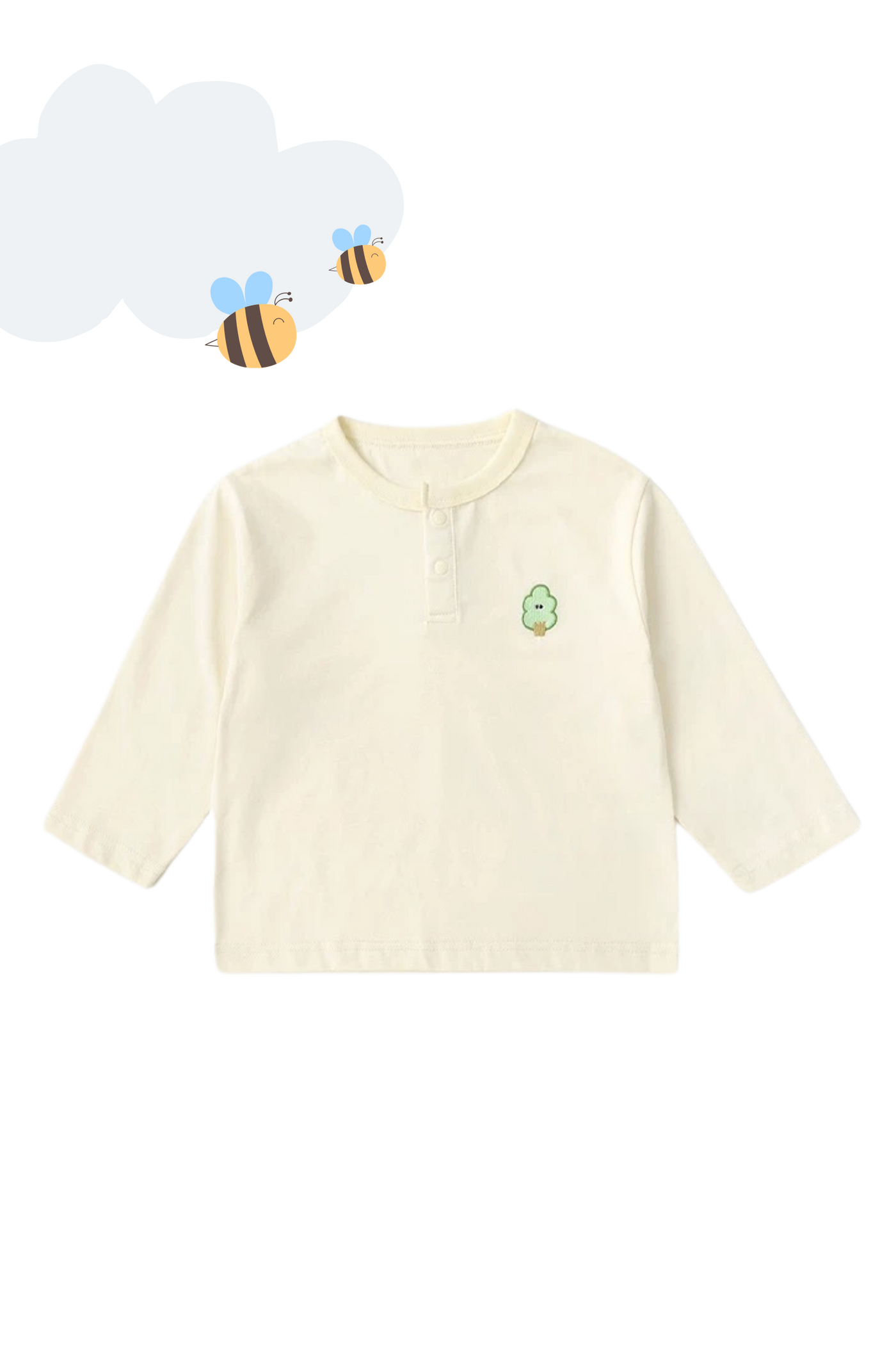 Kid's Relaxed Tee Cream