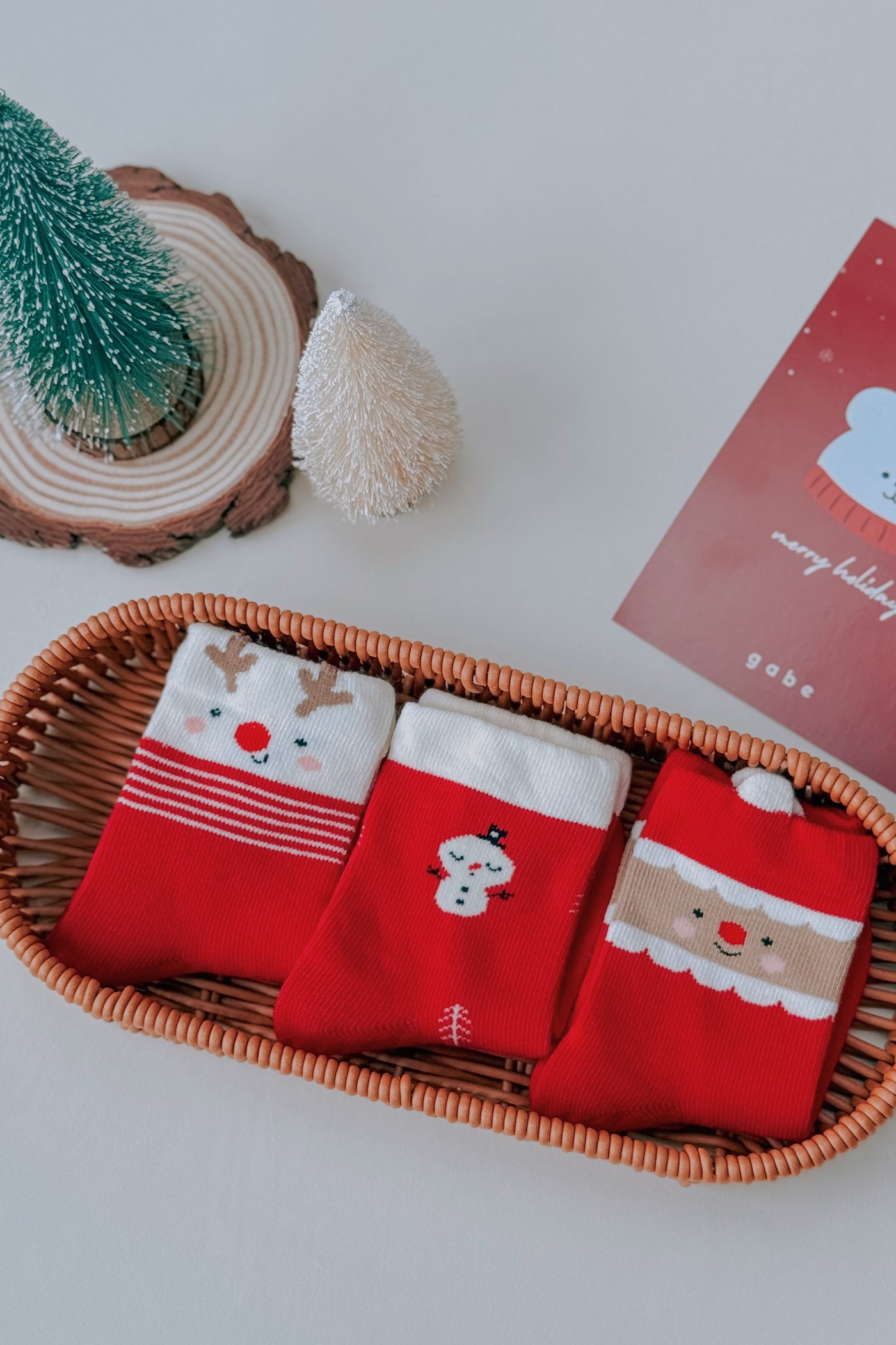 Christmas Jingle Joy Holiday 3-Pair Socks - Set A