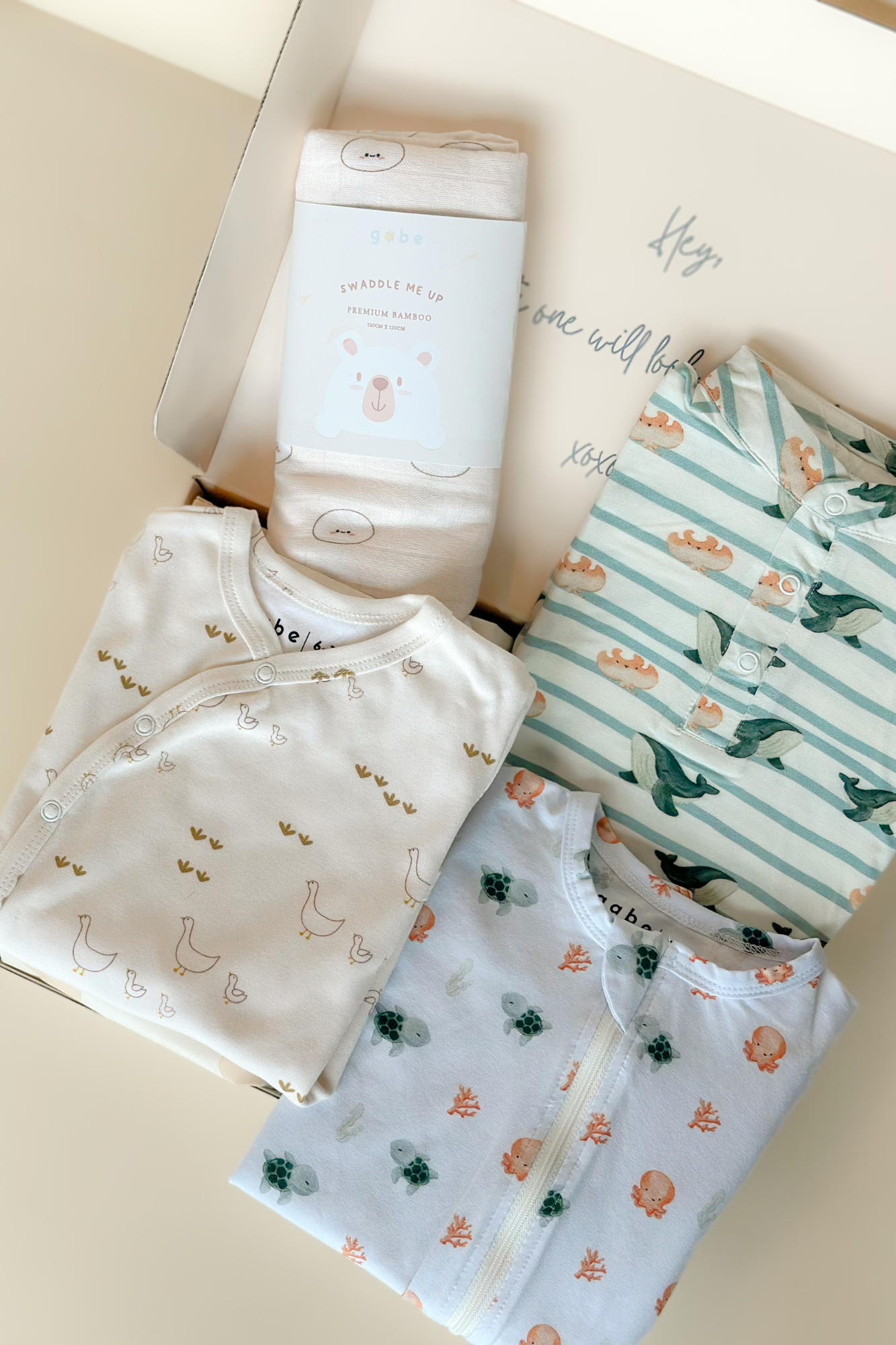 Organic Baby Boy Premium Gift Set - Ocean