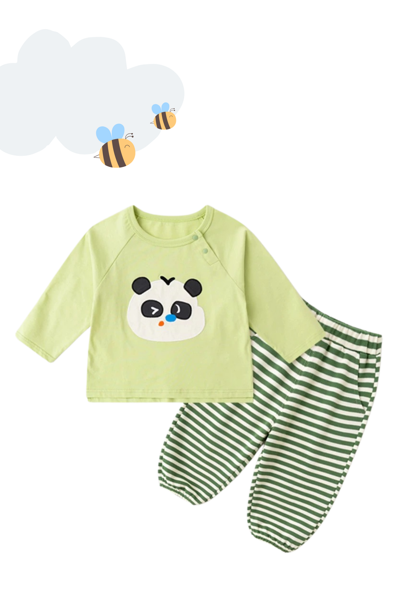 Spring Sweater Kids Set Panda