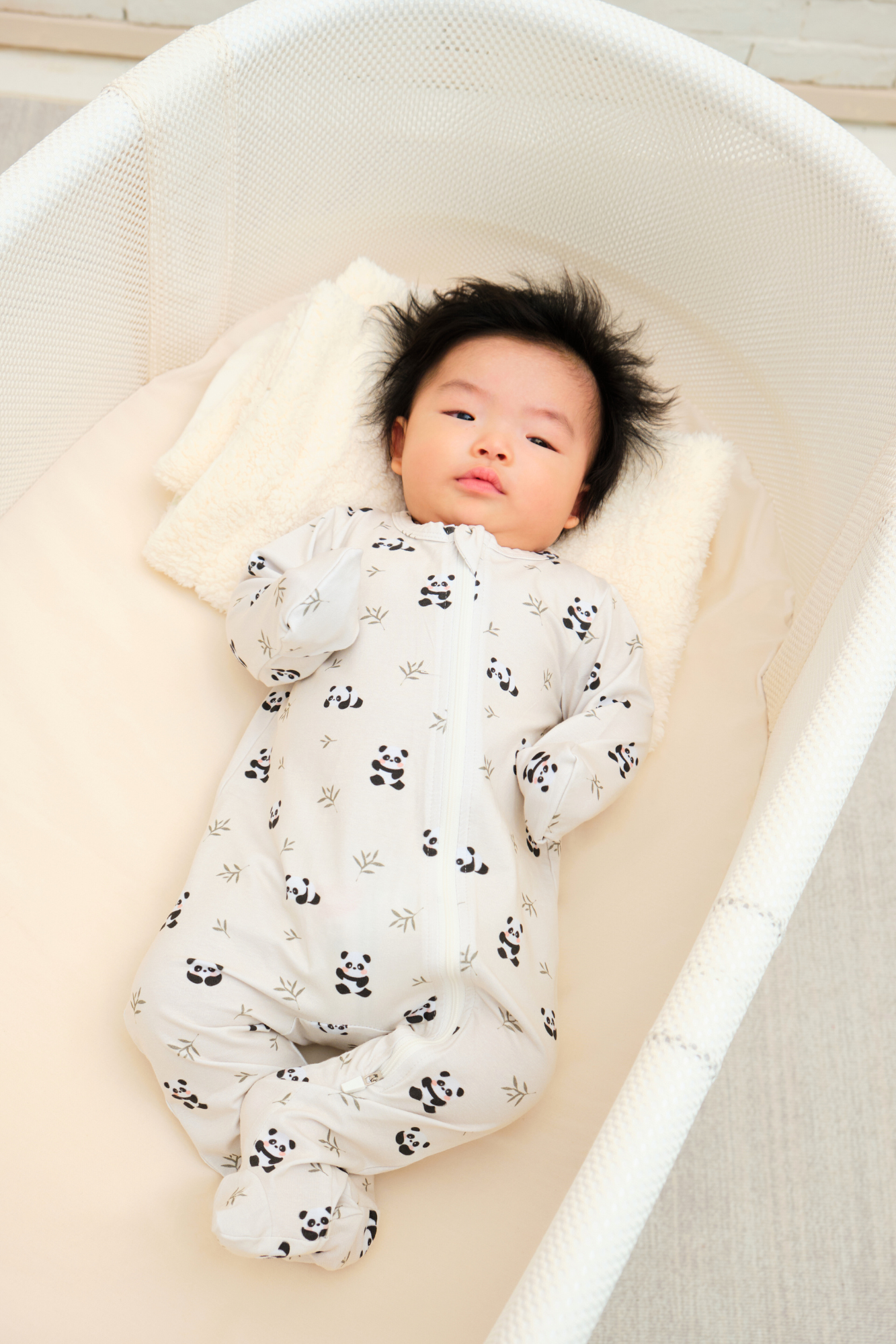 Soft Organic Cotton Sleepsuit Panda