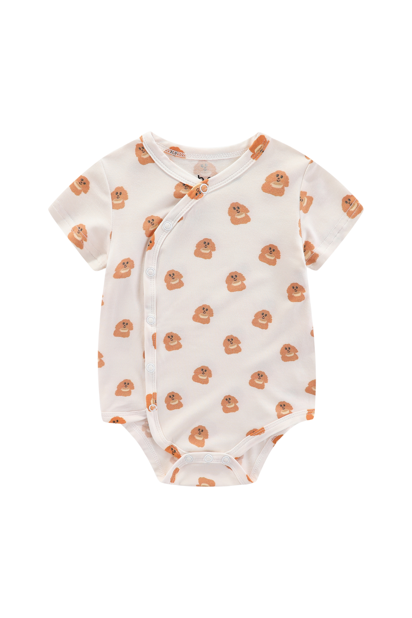 Organic Soft Kimono Bodysuit Dreamy Puppy