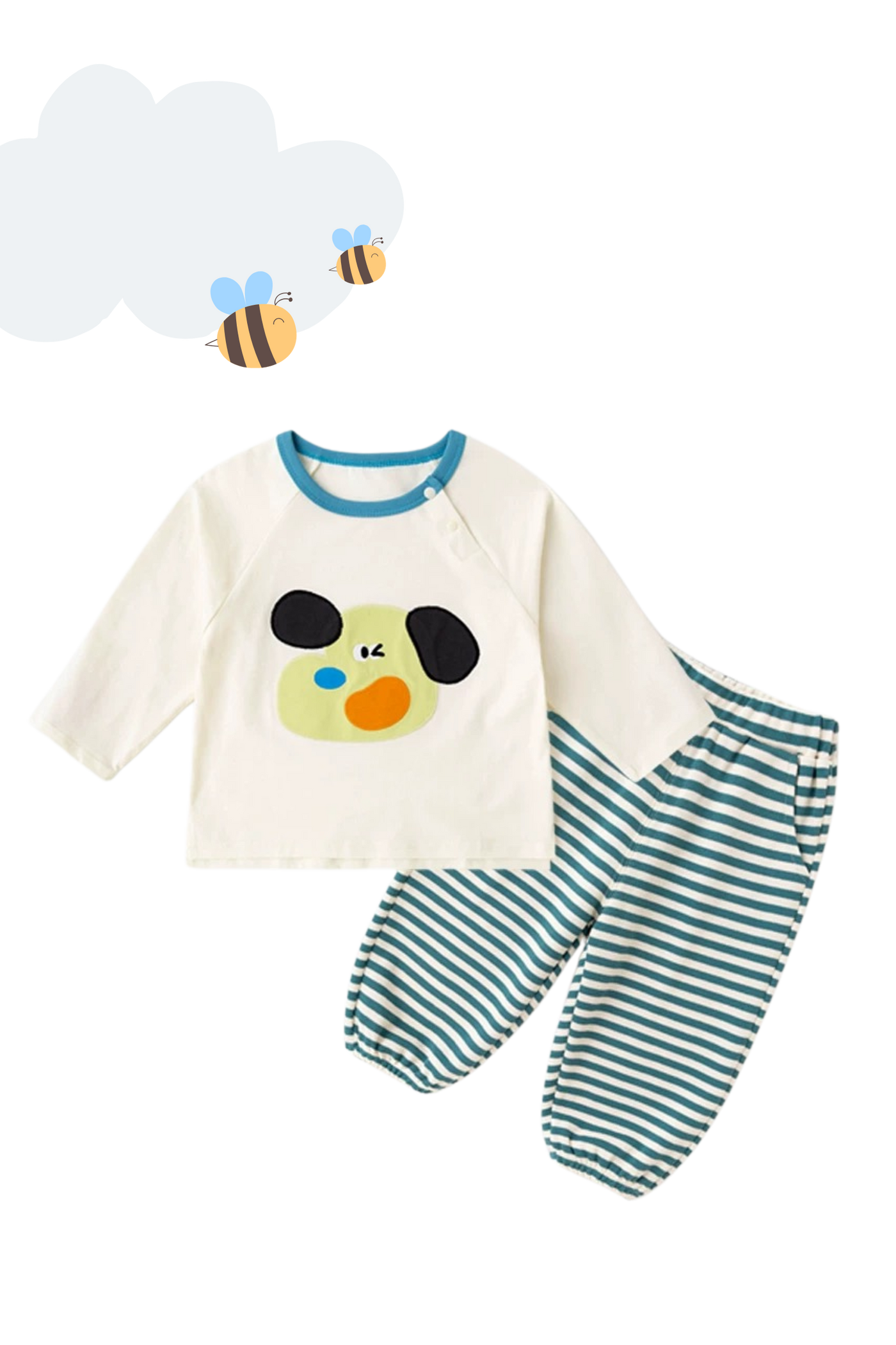 Spring Sweater Kids Set Puppy