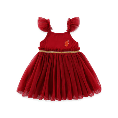 Gingerbread Twinkle Christmas Dress