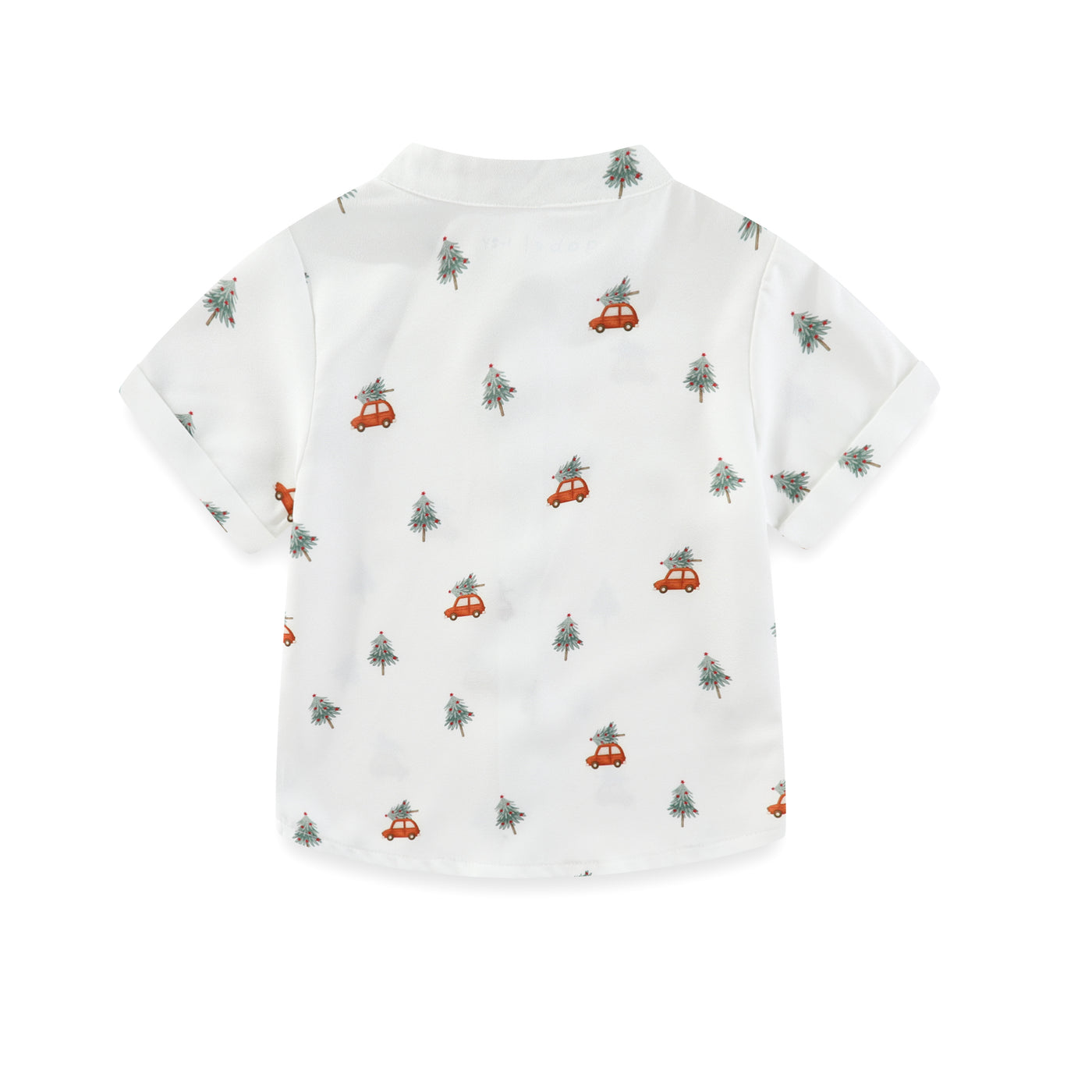 Tinsel & Tots Jingle Mandarin Collared Shirt