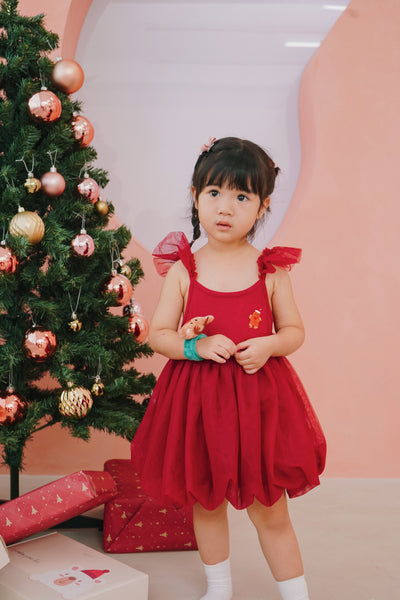 Gingerbread Twinkle Christmas Dress