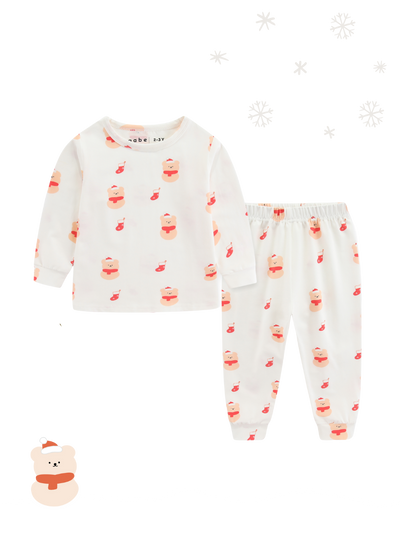 Soft Organic Cotton Pajamas Merry Bear